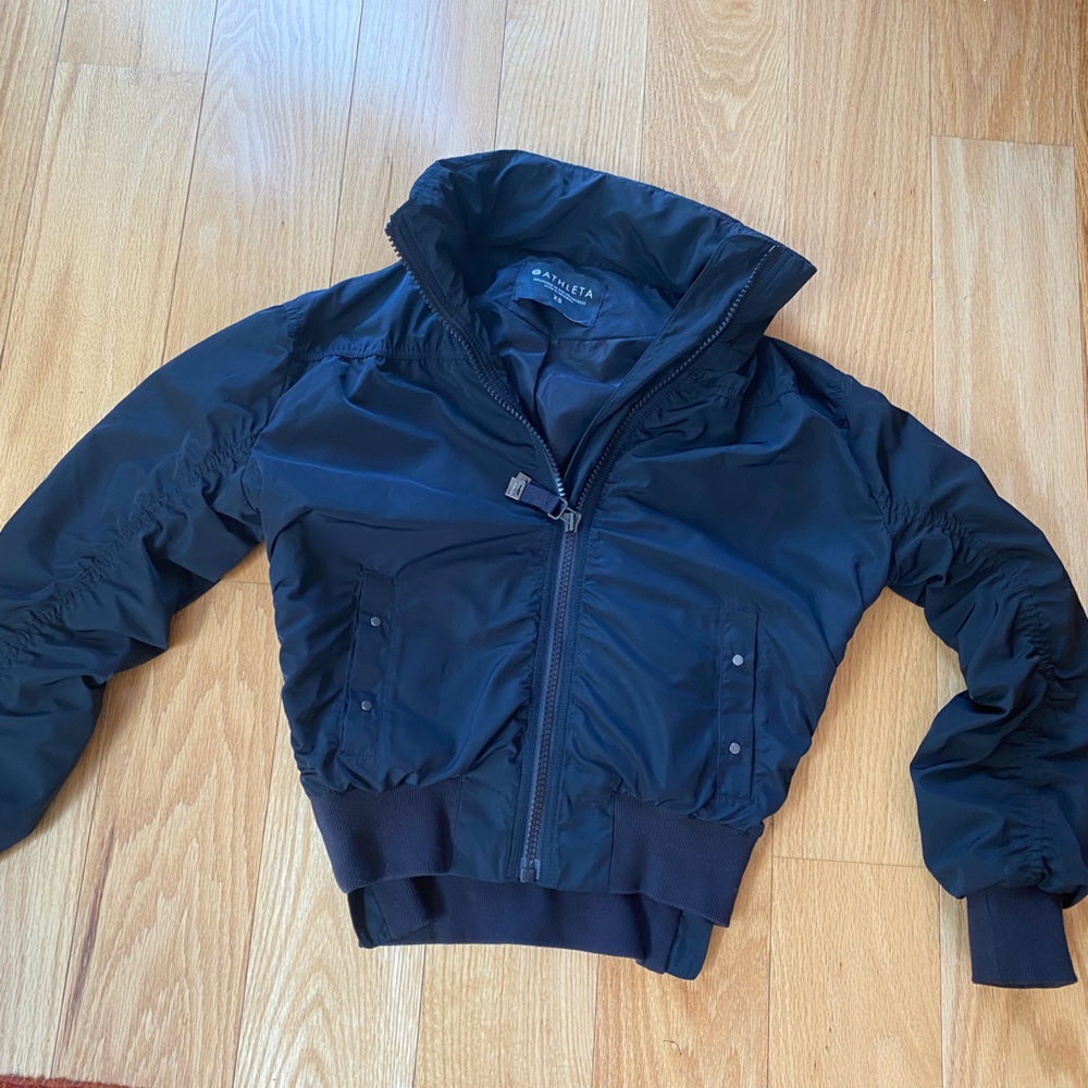 Athleta cropped jacket xs